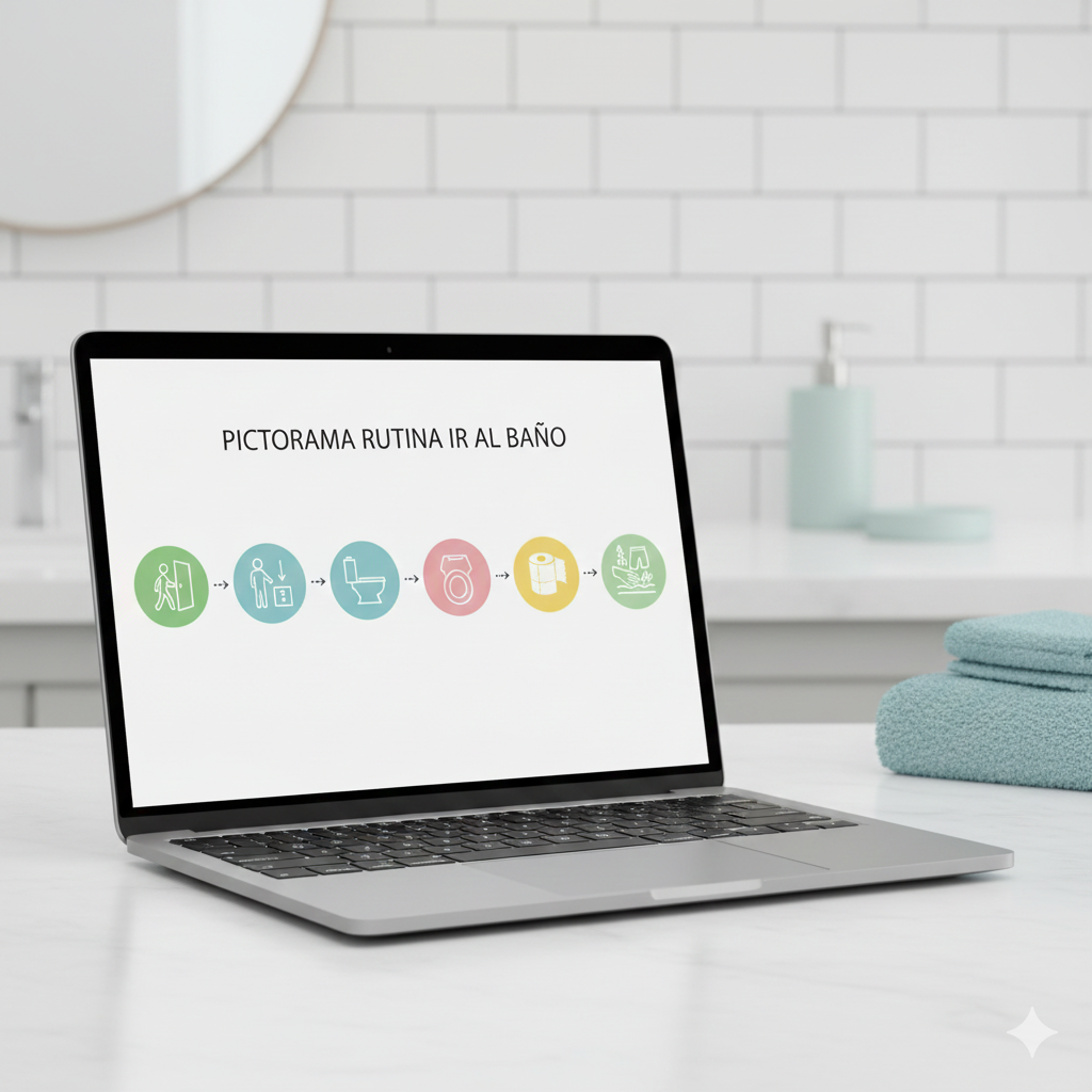 PICTOGRAMA  PARA IR A LOS SERVICIOS HIGIÉNICOS