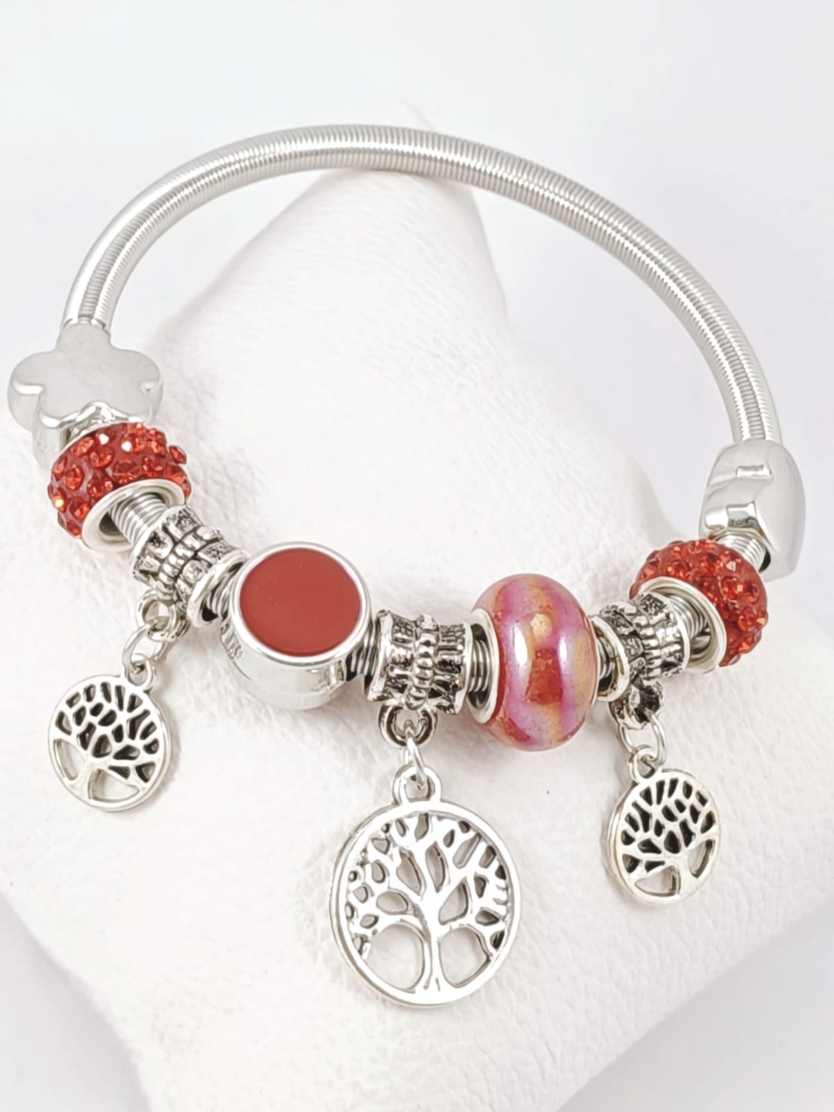 Pulsera "Árbol de Vida" y Coral — Esencia Vital